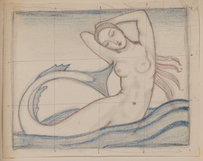 Ohne Titel [Meerjungfrau] von John Duncan