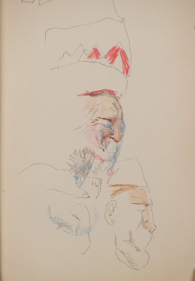 Ohne Titel [Profilgesichter] von John Duncan