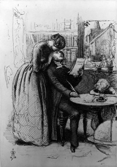 Aus Liebe geheiratet, 1853 von John Everett Millais