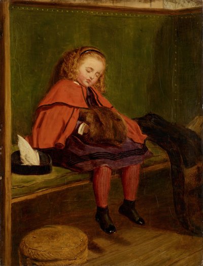 Meine zweite Predigt, ca. 1854 von John Everett Millais