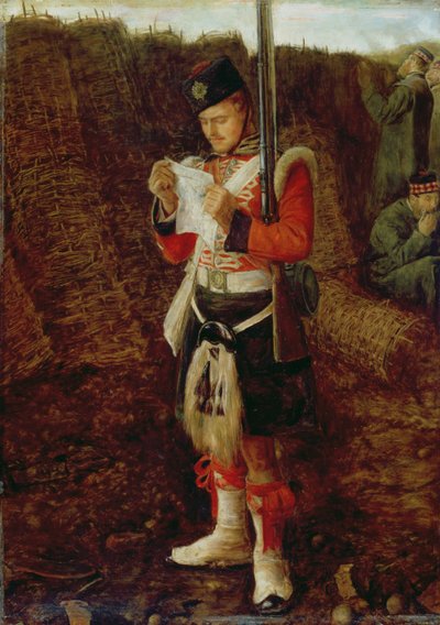 Nachrichten von Zuhause von John Everett Millais