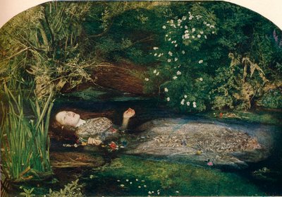 Ophelia, 1851-2, 1911 von John Everett Millais
