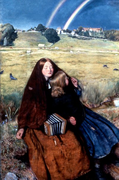 Das blinde Mädchen, 1856 von John Everett Millais