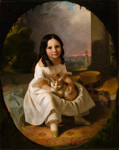 Mary Elizabeth Francis, die Tochter des Künstlers von John F. Francis