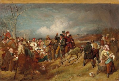 Das Wappenshaw: Ein Schießwettbewerb von John Faed