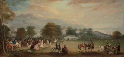Bogenschießen im Bradgate Park, Leicestershire von John Ferneley