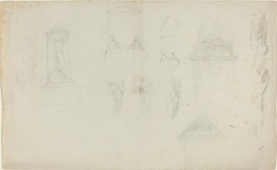 Studien für ein Denkmal von John Flaxman