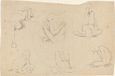 Studien einer männlichen Figur von John Flaxman