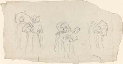 Drei Gruppen von Tänzern von John Flaxman