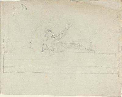 Zwei griechische klassische Figuren von John Flaxman