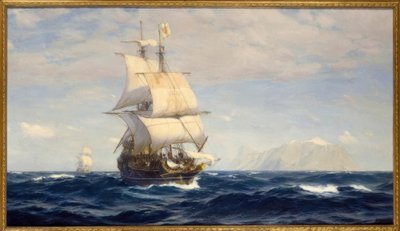 Magellan in der Meerenge von John Fraser