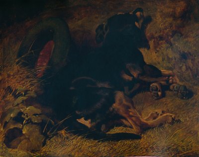 Schlafender Hund, 1850 von John Frederick Hering