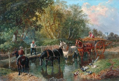 Überquerung des Baches von John Frederick Herring Junior
