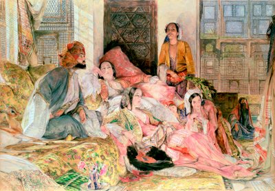 Das Harem, ca. 1850 von John Frederick Lewis