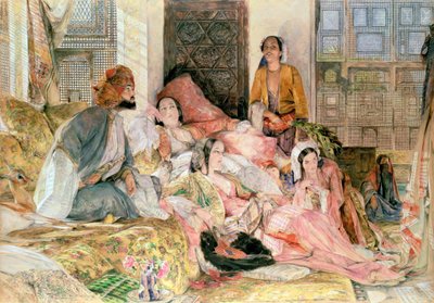 Das Harem, ca. 1850 von John Frederick Lewis