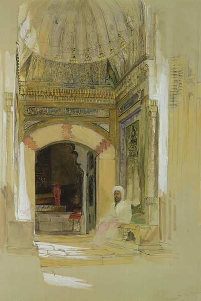 Grab von Bayazid I, Bursa, Türkei von John Frederick Lewis