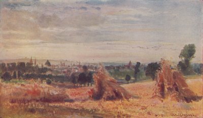 Eine entfernte Ansicht von Oxford, 1910 von John Fulleylove
