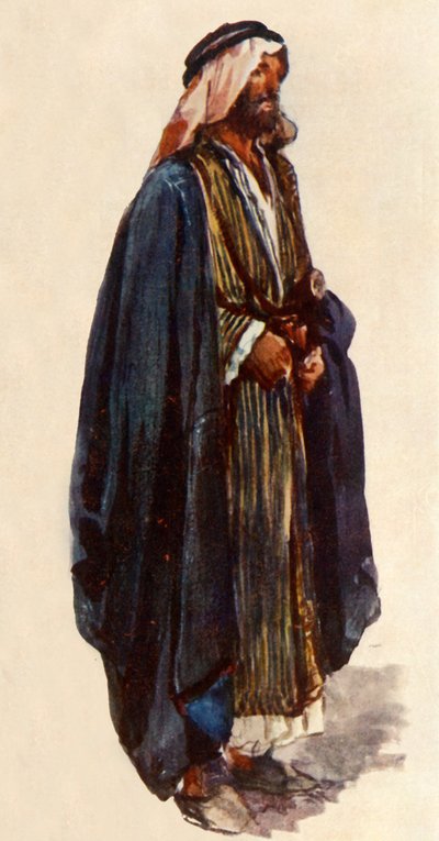 Arabischer Bauer. Umgebung von Jerusalem, 1902 von John Fulleylove