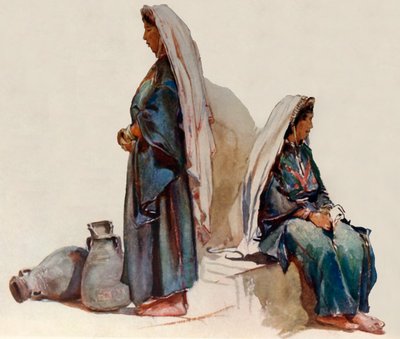 Studien syrischer Bäuerinnen, 1902 von John Fulleylove