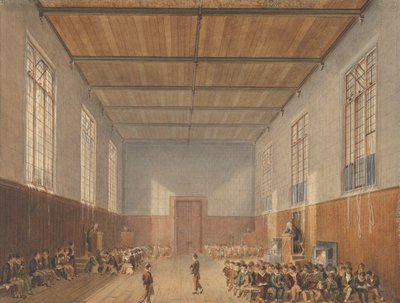 Die Halle, Rugby School von John Gendall