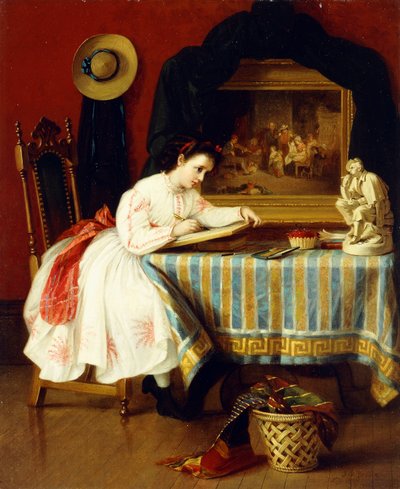 Der junge Künstler, 1867 von John George Brown
