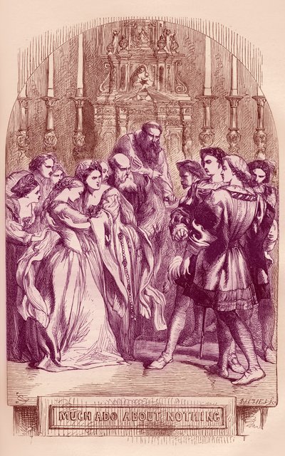 Viel Lärm um nichts von William Shakespeare von John Gilbert