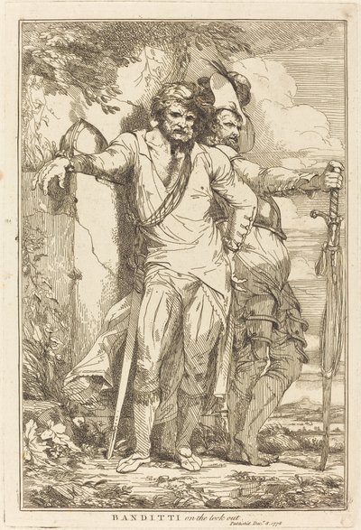 Banditen auf der Lauer von John Hamilton Mortimer