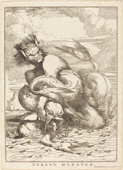 Wütendes Monster von John Hamilton Mortimer