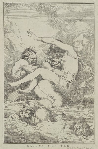 Eifersüchtiges Monster von John Hamilton Mortimer