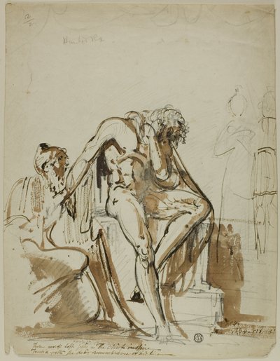 Männlicher Akt und andere Figuren von John Hamilton Mortimer