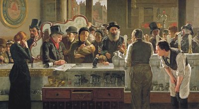 Die öffentliche Bar, 1883 von John Henry Henshall