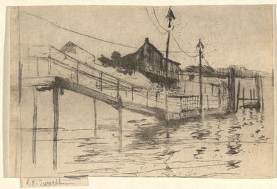 Hafenszene von John Henry Twachtman