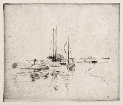 In der Nähe von Dordrecht von John Henry Twachtman