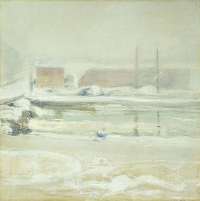 Flusslandschaft bei Cos Cob von John Henry Twachtman