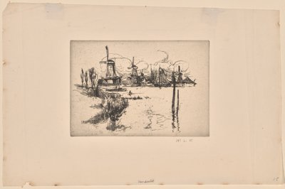 Windmühlen von John Henry Twachtman