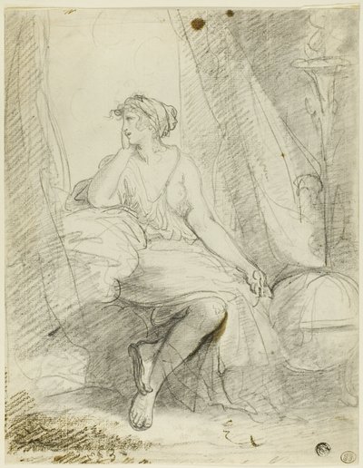 Sitzende Frau von John Hoppner