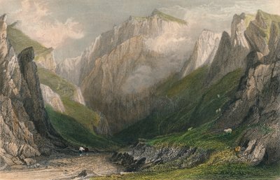 Tal der Winnets, Derbyshire, 1837 von John James Hinchliff
