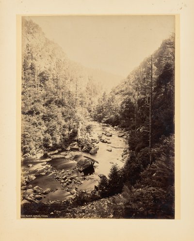 Doe River Schlucht, Tennessee von John K. Hillers
