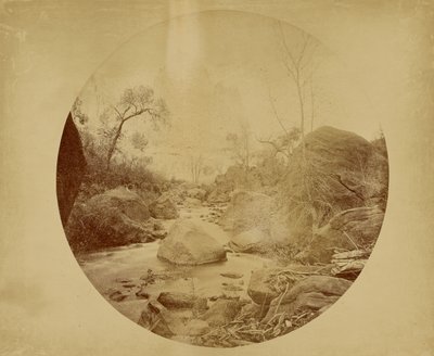 Eagle Crag - Abend von John K. Hillers