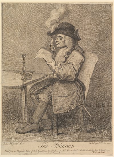 Der Politiker, 1775 von John Keyse Sherwin