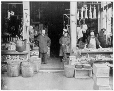 Chinatown, San Francisco, spätes 19. Jahrhundert von John L. Stoddard
