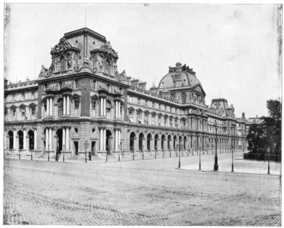 Der Louvre, Paris, spätes 19. Jahrhundert von John L. Stoddard