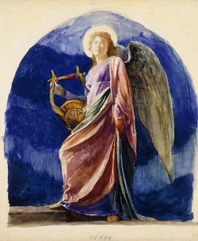 Der Harfenist, 1897 von John La Farge or Lafarge