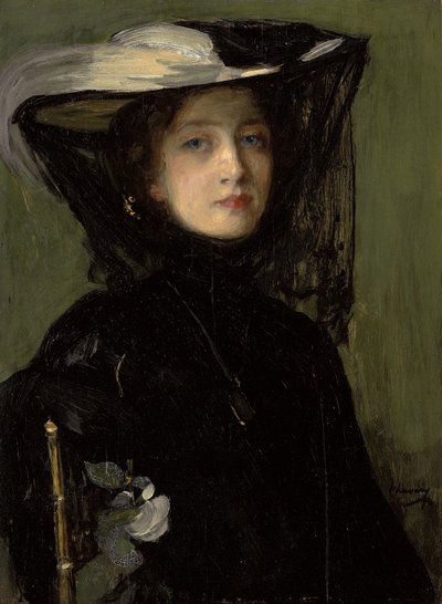 Maria in Schwarz von John Lavery