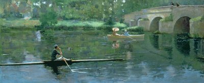 Die Brücke bei Grez, 1883 von John Lavery