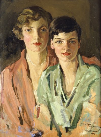 Die Schwestern, Joan und Marjory von John Lavery