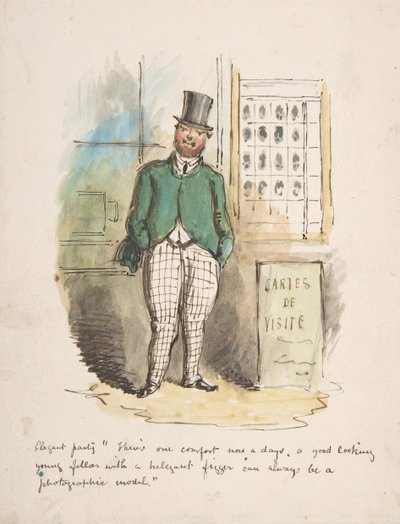 Komische Skizze, 1837-64 von John Leech