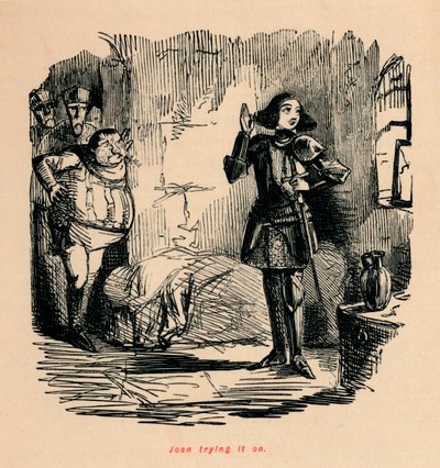 Joan probiert es an von John Leech