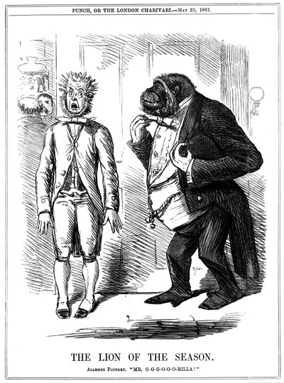 Der Löwe der Saison, 1861 von John Leech