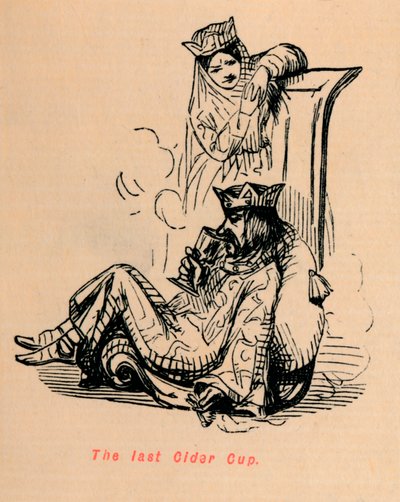 Der letzte Apfelweinbecher, um 1860 von John Leech